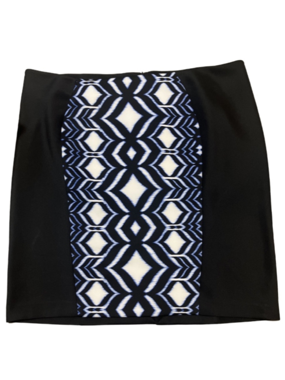 Lane Bryant Ikat Scuba Pencil Skirt Colorblock Plus Size 26 - Picture 1 of 3